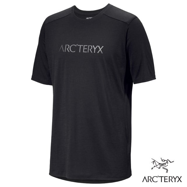 【ARCTERYX 始祖鳥】男 Ionia Merino 輕量透氣美麗諾羊毛短袖圓領排汗衣/X000007733 黑✿30E010